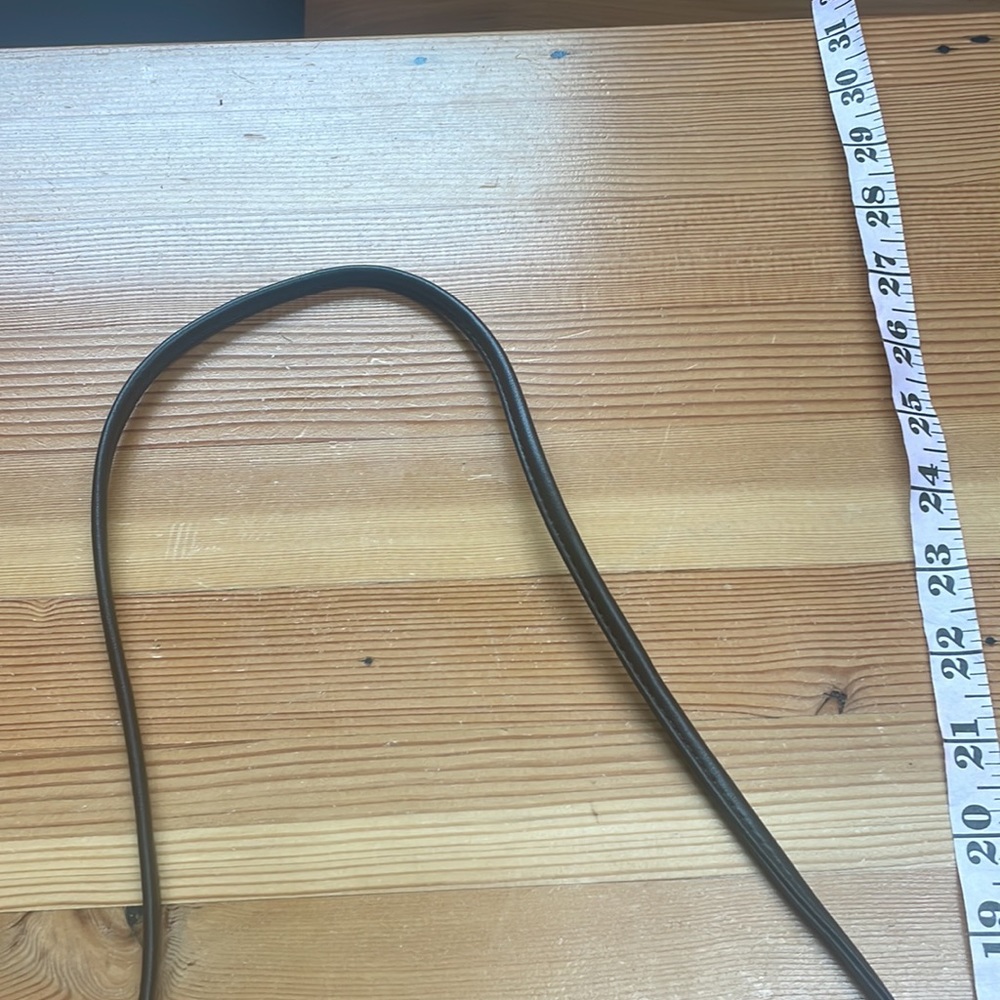 Leather Dark Chocolate brown bag crossbody- NOT BLACK! 🤎🤎🤎 - Picture 10 of 12